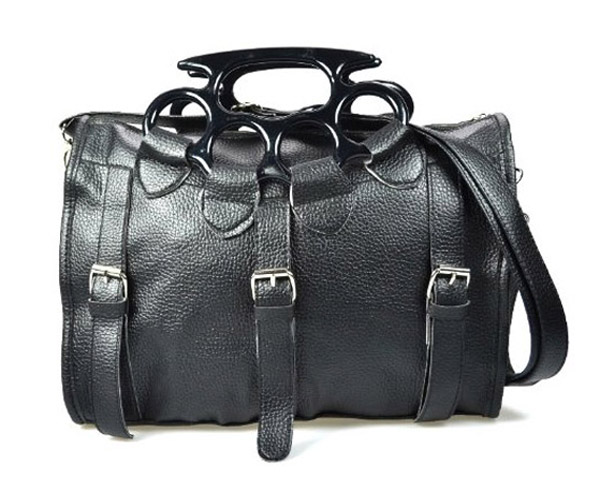BOLSO PUÑO AMERICANO CON HEBILLAS